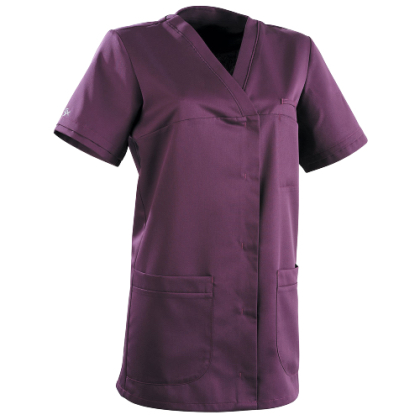 Tunique médicale femme en lyocell Lafont Alexandra (prune)