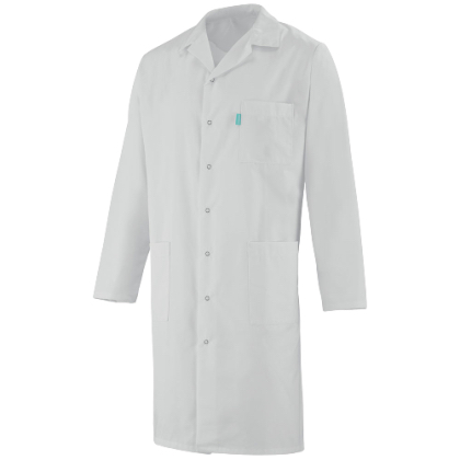 Blouse médicale homme manches longues Lafont Emeric (blanc)